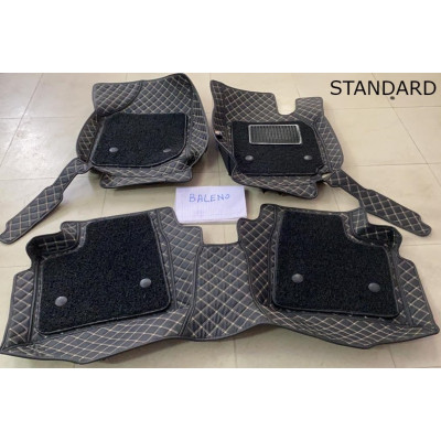 Plastomate 7D Car Mats Set for Baleno Car